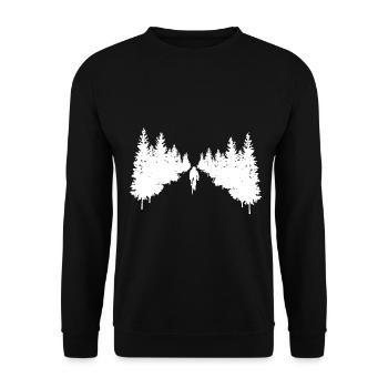 Arbres - Cyclisme - (6) - Sweat-shirt Unisexe - noir - Devant - Alina (178cm) & Michal (187cm)