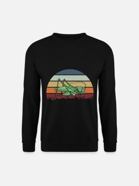 Grashüpfer - Unisex Pullover - Schwarz