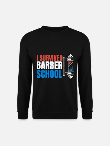 Barber Barbier Frisör Herrenfriseur Barbershop - Unisex Pullover - Schwarz