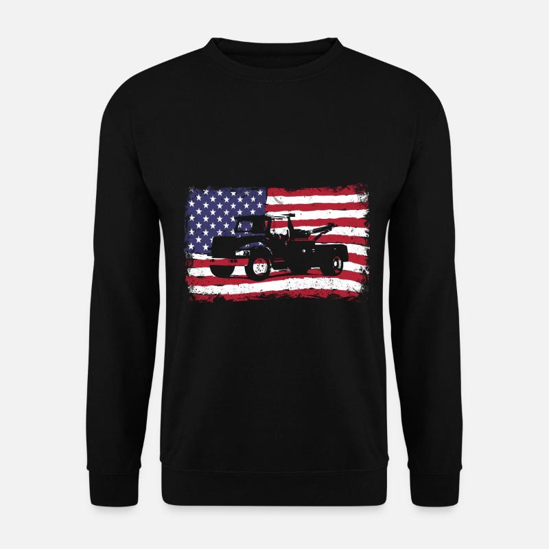 Abschleppwagen Abschleppdienst Abschlepper - Unisex Pullover - Schwarz