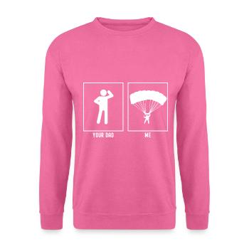 Dein Vater - Ich - Gleitschirmfliegen Zentrum - Unisex Pullover - Pink - Vorne