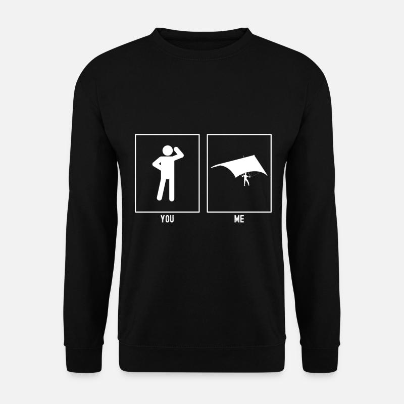Vous - Moi - Capture Gliding - Sweat-shirt Unisexe - noir