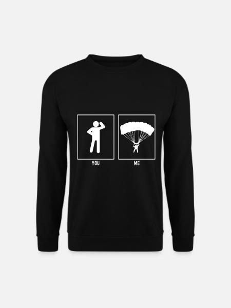 Vous - Moi - Illustration de parapente - Sweat-shirt Unisexe - noir