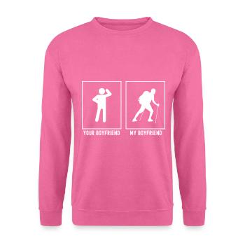 Your friend - My friend - Hiking difficult - Unisex Sweatshirt - pink - Front