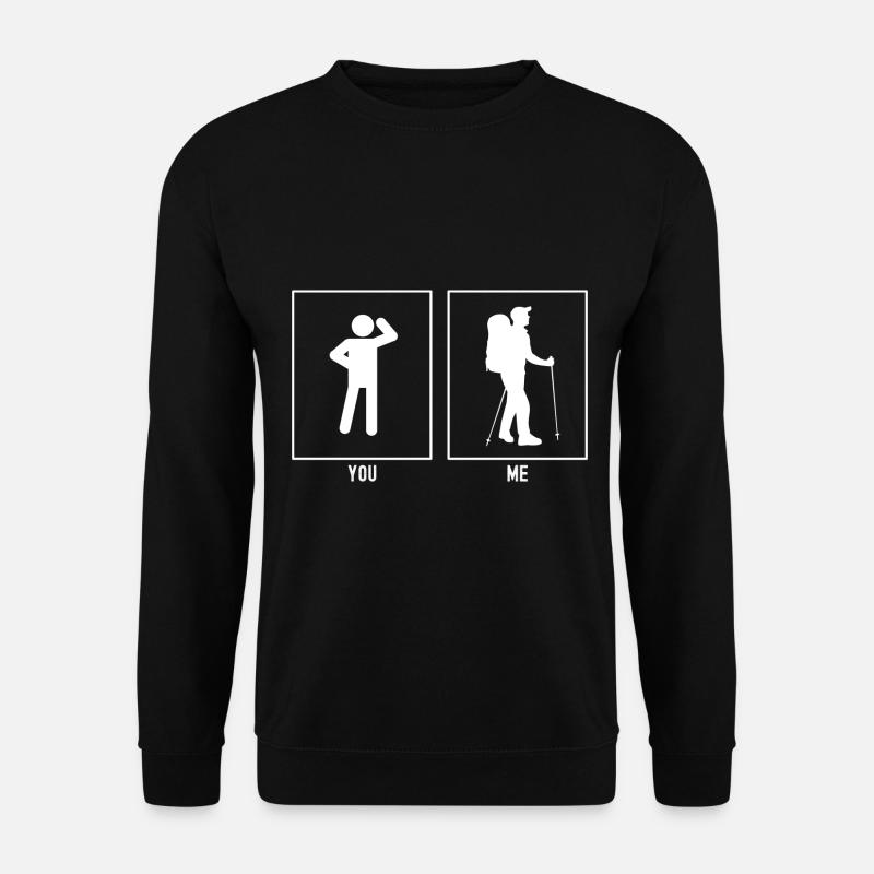 Du - Ich - Wanderer Hobby - Sweat-shirt Unisexe - noir