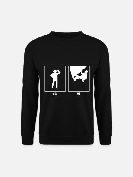 Vous - Moi - Climbing Top - Sweat-shirt Unisexe - noir