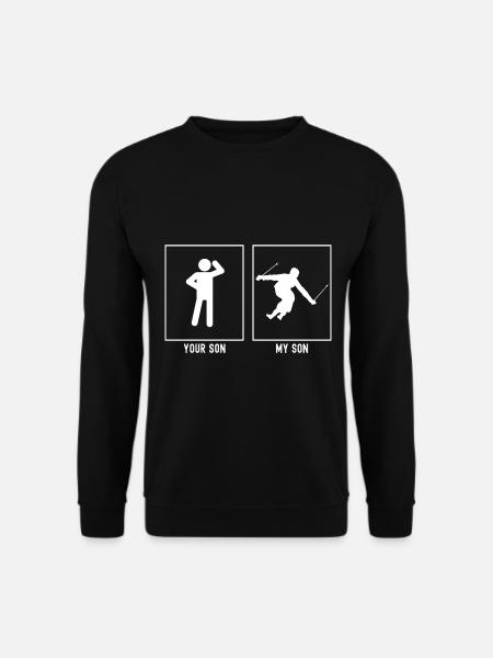 Votre fils - Mon fils - Ski - Sweat-shirt Unisexe - noir