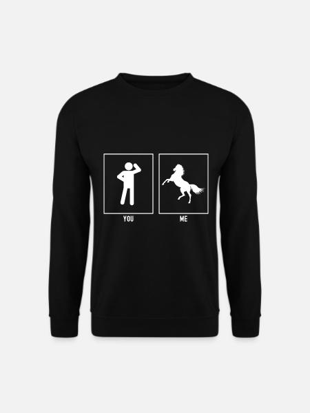 Vous - Moi - Élevage de chevaux - Sweat-shirt Unisexe - noir