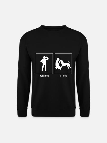Dein Sohn - Mein Sohn - Lehrhund - Unisex Pullover - Schwarz