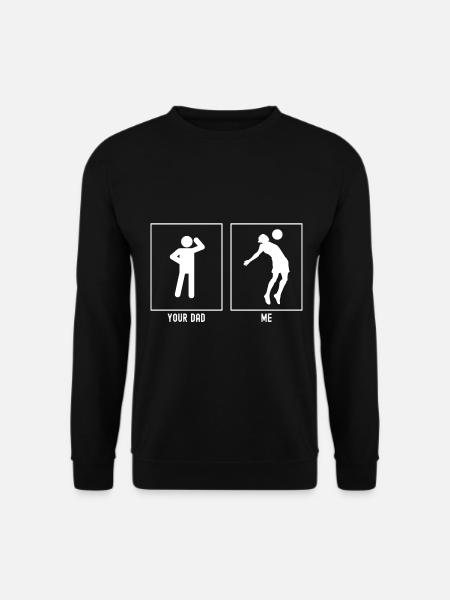 Your Daddy - Me - Intercept Ball - Unisex Sweatshirt - black