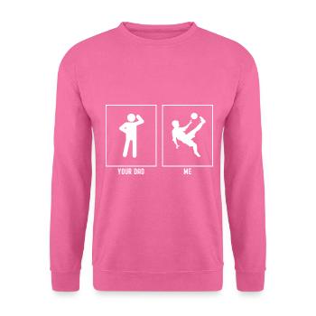 Dein Vater - Ich - Air Kick - Unisex Pullover - Pink - Vorne