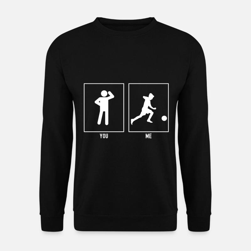 Du - Ich - Fußballkind - Unisex Pullover - Schwarz