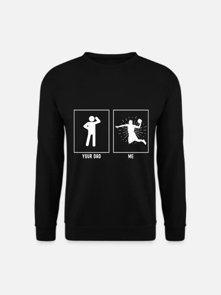Your Father - Me - Slamdunk Basketball - Unisex Sweatshirt - black