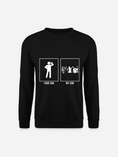 Ton fils - Mon fils - Musique - Sweat-shirt Unisexe - noir