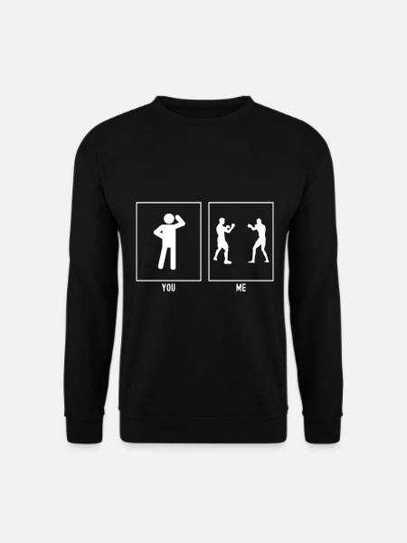 Vous - Moi - Combat de boxe - Sweat-shirt Unisexe - noir