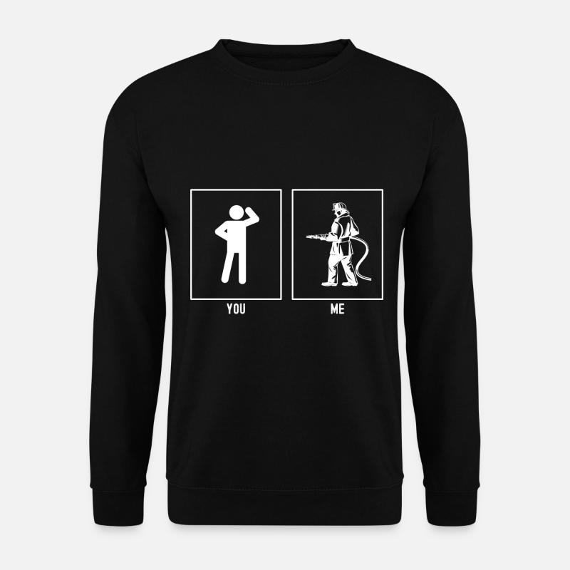 You - Me - Fire Brigade - Unisex Sweatshirt - black