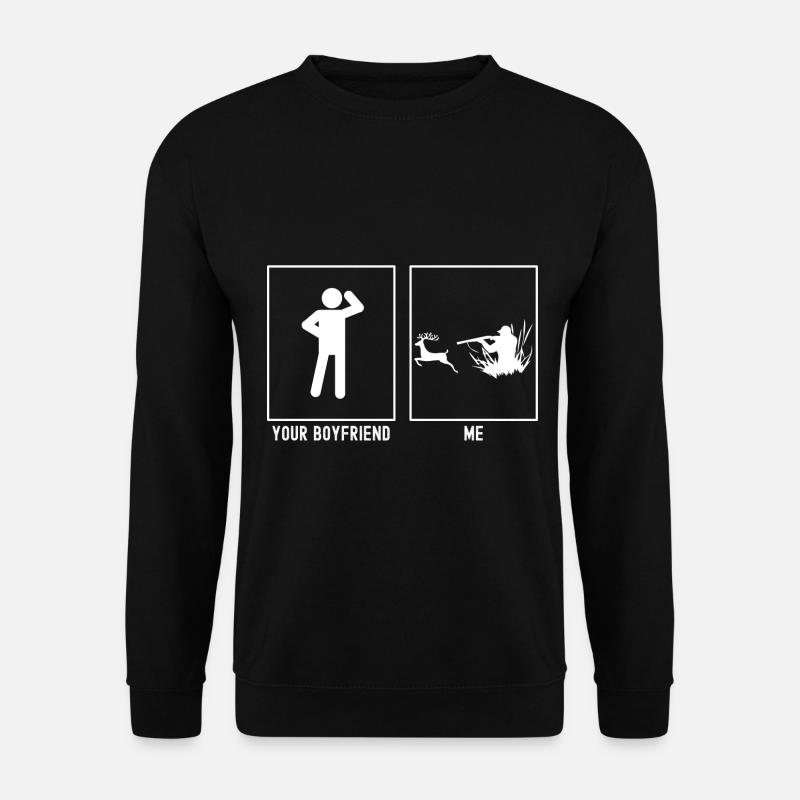 Ton ami - Moi - Chasse - Sweat-shirt Unisexe - noir