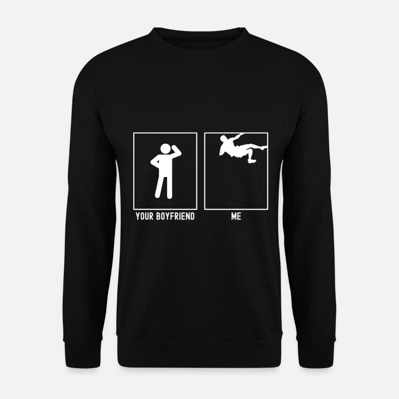 Dein Freund - Ich - Klettern Difficult - Unisex Pullover - Schwarz