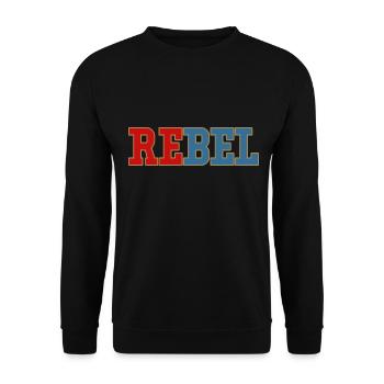 Rebellenporträt Revolution Rebellenführer - Unisex Pullover - Schwarz - Vorne - Alina (178cm) & Michal (187cm)