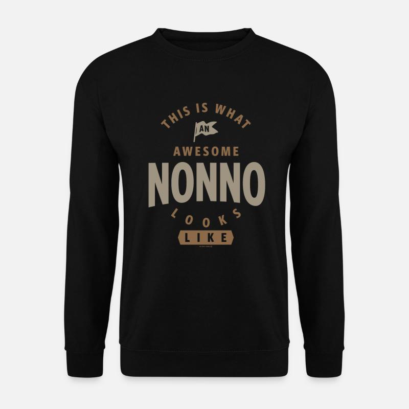 Awesome Nonno - Unisex Sweatshirt - black