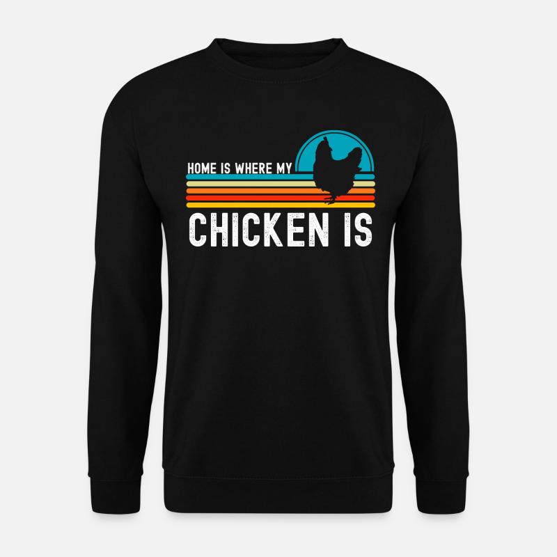 chicken - Unisex Sweatshirt - black
