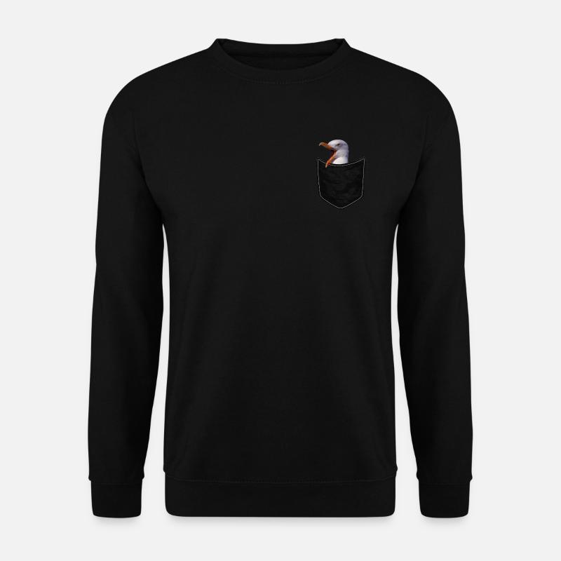 Meer und Möwe - Unisex Pullover - Schwarz