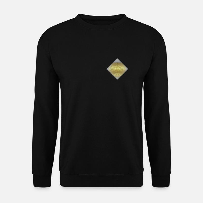 Pyramide 3D & octaèdre - Sweat-shirt Unisexe - noir
