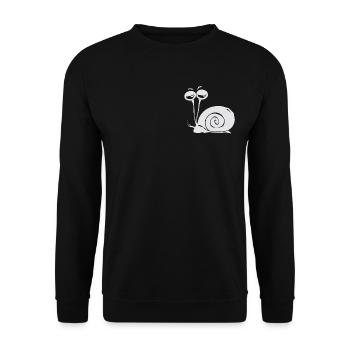 Join raucht einen Join - Unisex Pullover - Schwarz - Vorne - Alina (178cm) & Michal (187cm)
