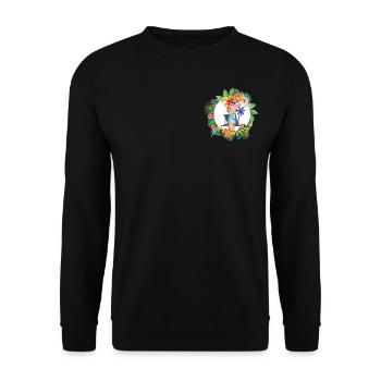 Summer Holidays - Unisex Sweatshirt - black - Front - Alina (178cm) & Michal (187cm)