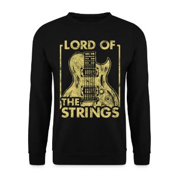 guitare - Sweat-shirt Unisexe - noir - Devant - Alina (178cm) & Michal (187cm)