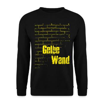 Cadeau de stade de football du mur jaune de Dortmund - Sweat-shirt Unisexe - noir - Devant - Alina (178cm) & Michal (187cm)