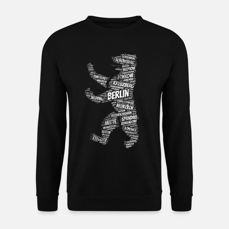Berlin Bear - Unisex Sweatshirt - black