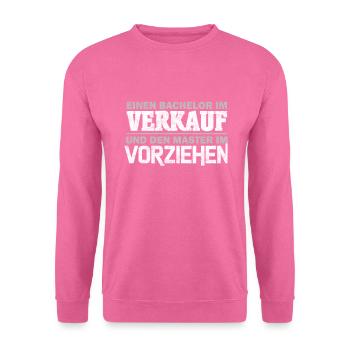 Bachelor Verkauf - Unisex Pullover - Pink - Vorne