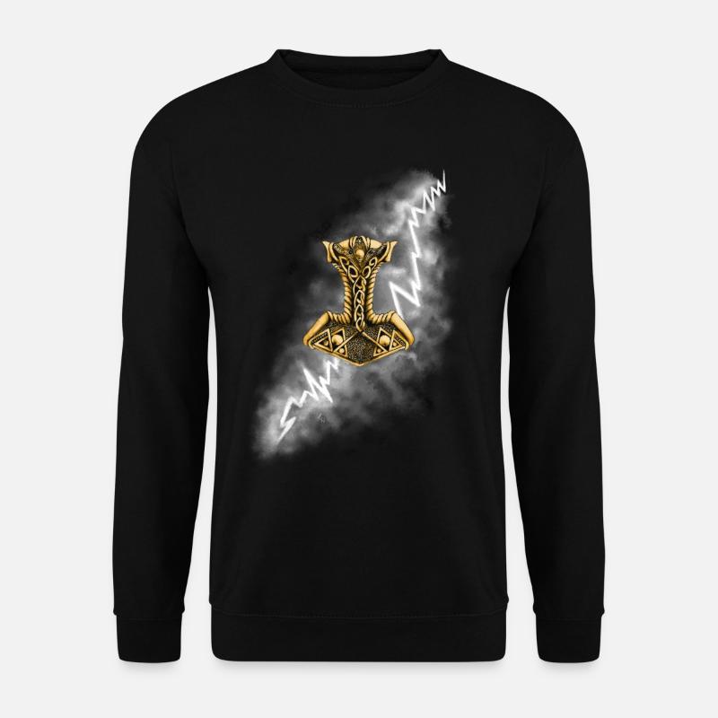 Thors Hammer - Unisex Pullover - Schwarz