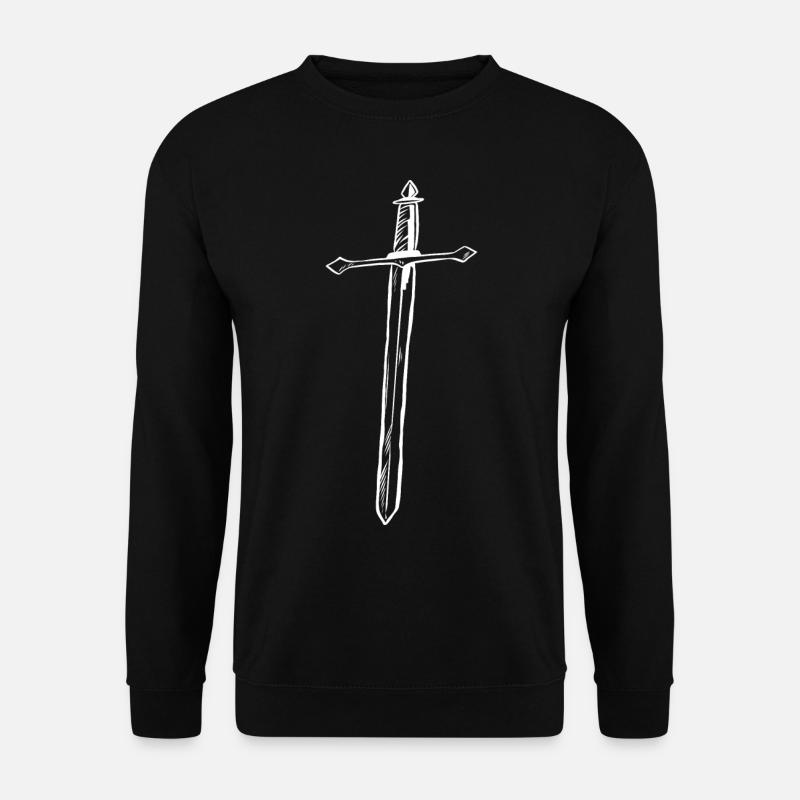 Schwert - Unisex Pullover - Schwarz
