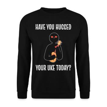 Ukulele - Sweat-shirt Unisexe - noir - Devant - Alina (178cm) & Michal (187cm)