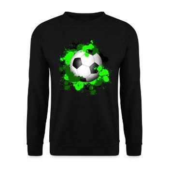 Blobs de football - Sweat-shirt Unisexe - noir - Devant - Alina (178cm) & Michal (187cm)