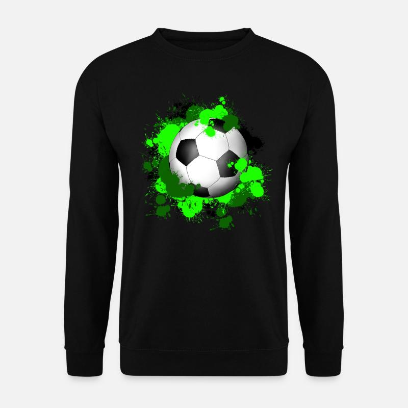Fußball Klecks - Unisex Pullover - Schwarz