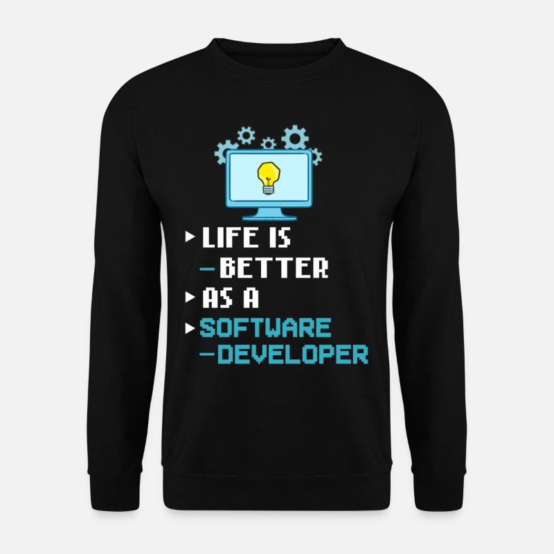 Software Entwicklung Softwareentwickler Entwickler - Unisex Pullover - Schwarz