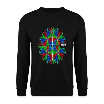 Paralleluniversum Kapitel 2 721 - Unisex Pullover - Schwarz - Vorne - Alina (178cm) & Michal (187cm)