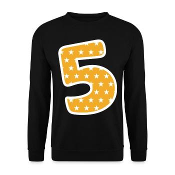 Cinq - Sweat-shirt Unisexe - noir - Devant - Alina (178cm) & Michal (187cm)
