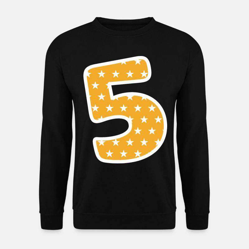 Five - Unisex Sweatshirt - black
