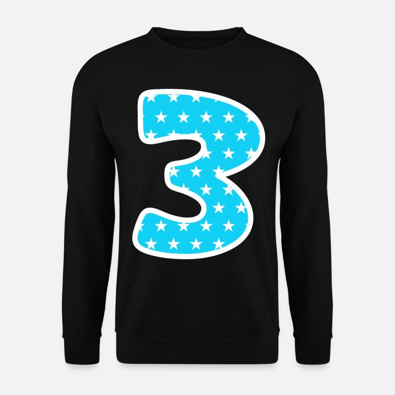 3 - Unisex Pullover - Schwarz