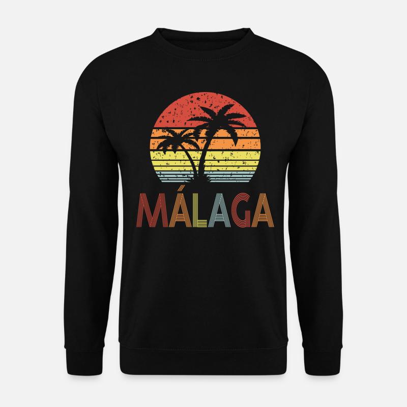 Malaga - Unisex Pullover - Schwarz