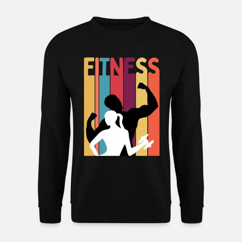 Fitness-Liebhaber - Unisex Pullover - Schwarz
