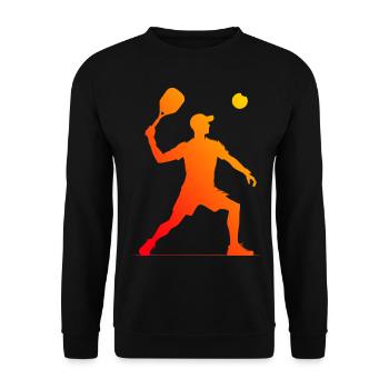 Racquetball Games Men's Racquetball Pickleballsp - Unisex Sweatshirt - black - Front - Alina (178cm) & Michal (187cm)