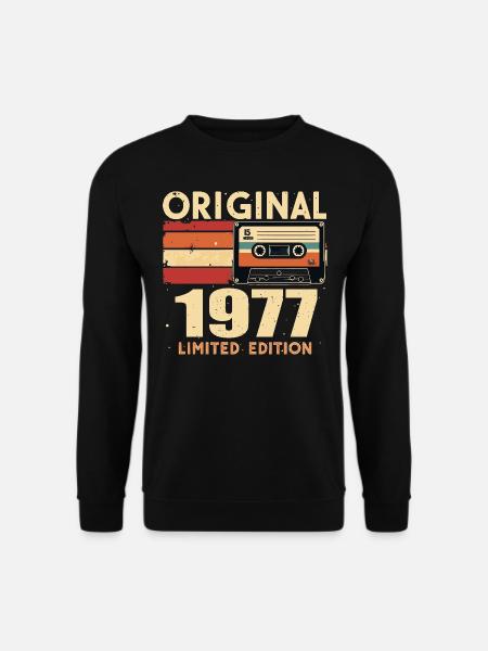 Geburtstag 1977 - Legendär Seit 1977 Geschenk 1977 - Unisex Pullover - Schwarz