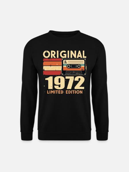 Geburtstag 1972 - Legendär Seit 1972 Geschenk 1972 - Unisex Pullover - Schwarz