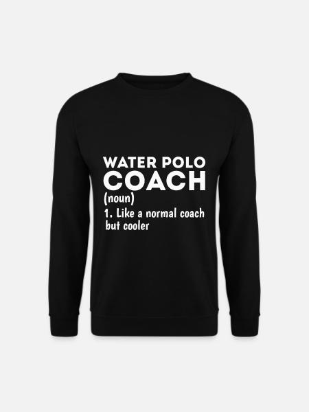 Wasserball Trainer Definition Wasser Sport Trainer - Unisex Pullover - Schwarz