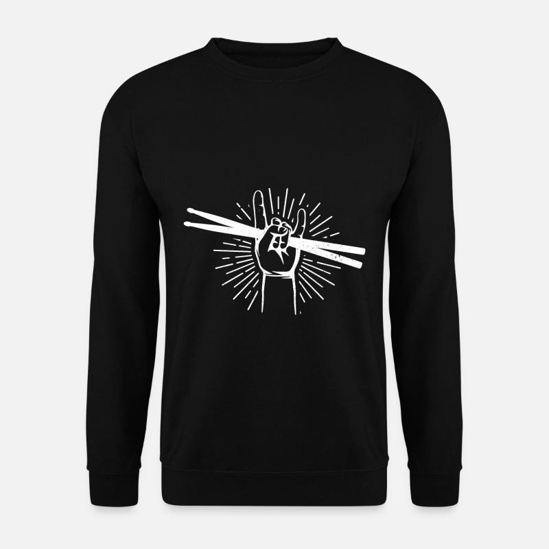 Drummer drums drummer gift - Unisex Sweatshirt - black